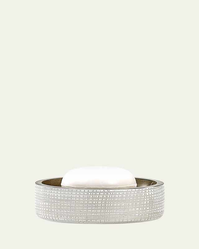 Woven Soap Dish, Platinum